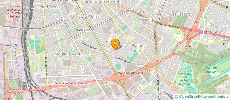 localisation de l'entreprise SCI 44 TER RUE VALENSAUT  LYON