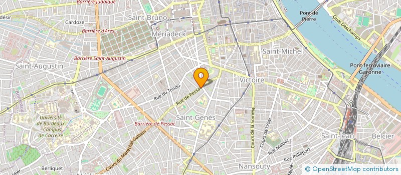 localisation de l'entreprise SCI 444  BORDEAUX