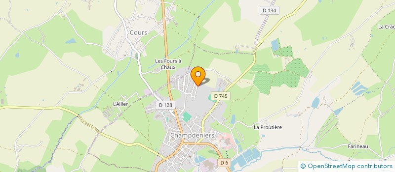 localisation de l'entreprise SCI 444  CHAMPDENIERS