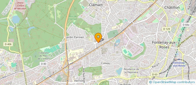 localisation de l'entreprise SCI 45 47 R DE LA PORTE DE TRIVAUX à CLAMART