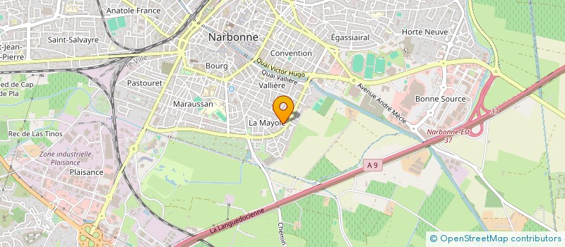 localisation de l'entreprise SCI 45 AVENUE FOCH à NARBONNE
