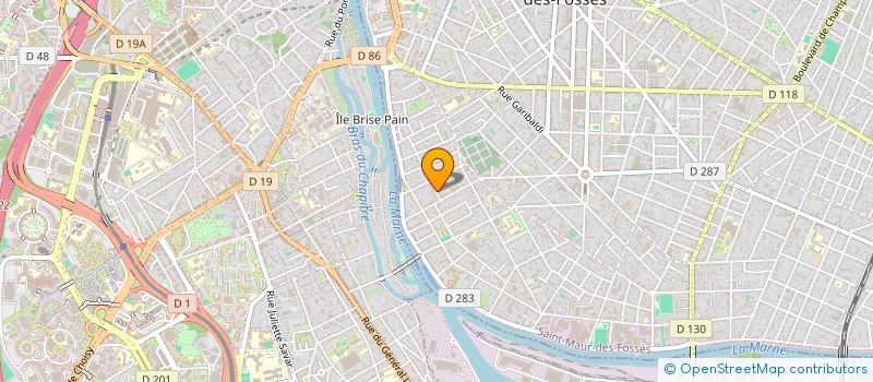 localisation de l'entreprise SCI 45 AVENUE VERGNIAUD à SAINT-MAUR-DES-FOSSES