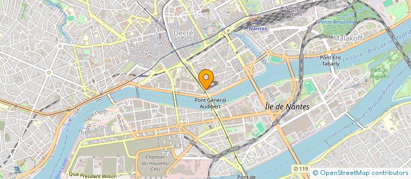 localisation de l'entreprise SCI 45 CHAUSSEE DE LA MADELEINE à NANTES