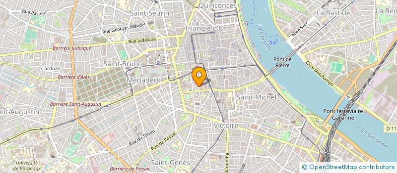 localisation de l'entreprise SCI 45 COMMANDANT ARNOULD à BORDEAUX