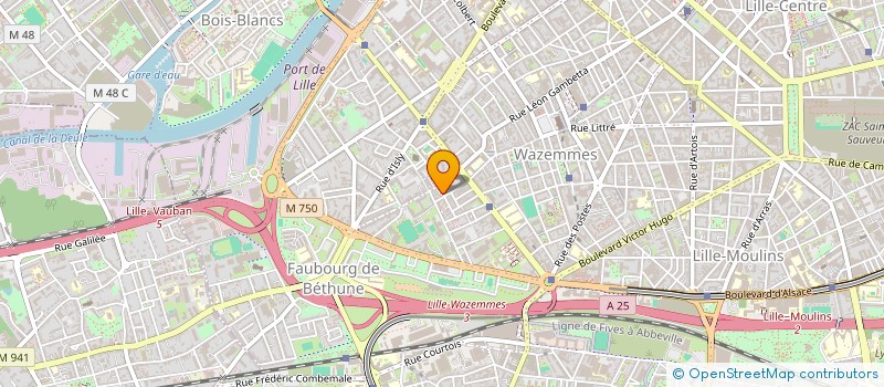 localisation de l'entreprise SCI 45 CONSULAT CARNOT à LILLE