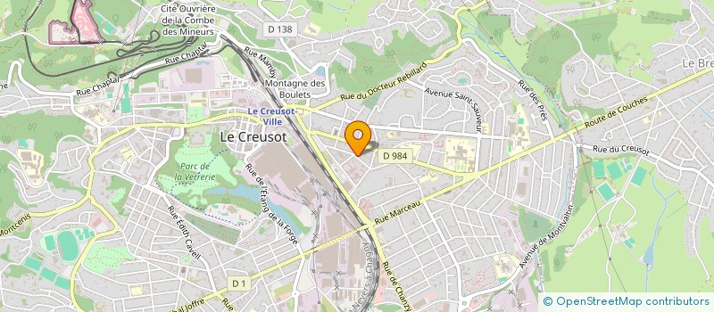 localisation de l'entreprise SCI 45 LAMINEURS à LE CREUSOT