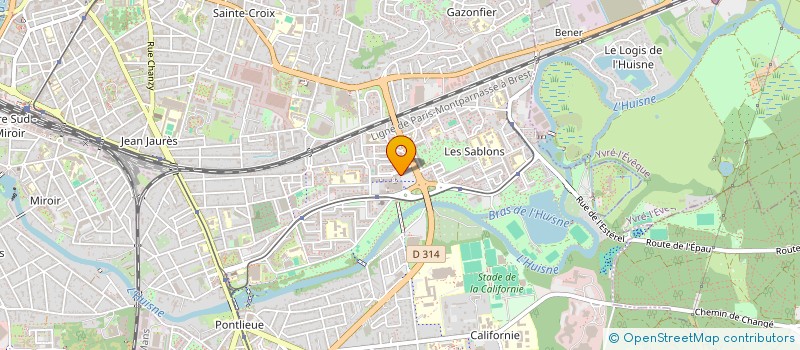 localisation de l'entreprise SCI 45 PLACE DES SABLONS  LE MANS