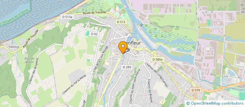 localisation de l'entreprise SCI 45 RUE DE LA REPUBLIQUE  HONFLEUR