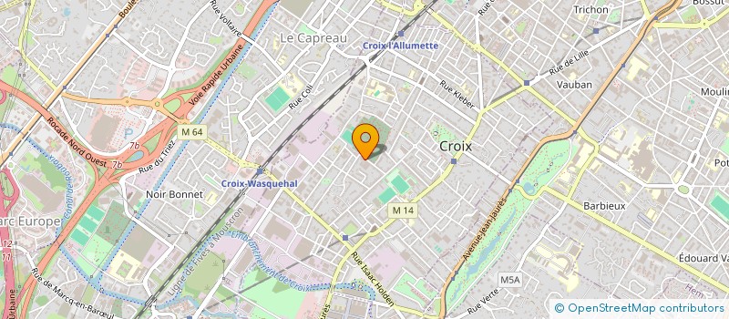 localisation de l'entreprise SCI 45 RUE DE MAUBEUGE à CROIX