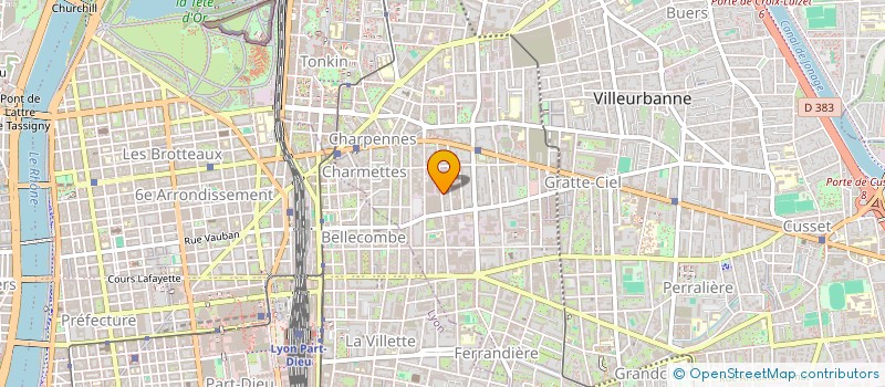 localisation de l'entreprise SCI 45 RUE MAGENTA  VILLEURBANNE