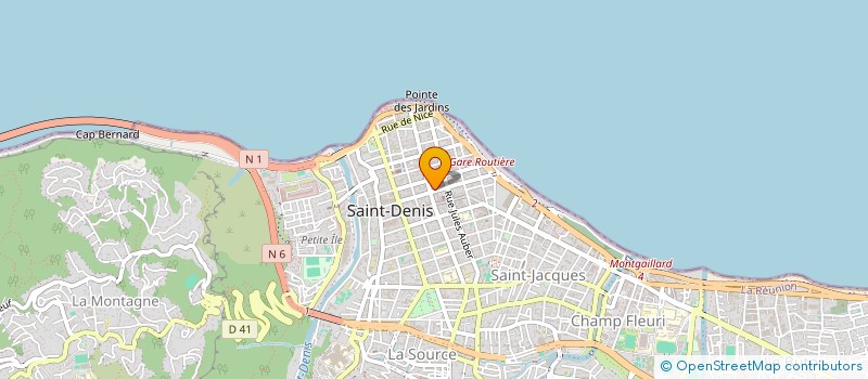 localisation de l'entreprise SCI 45 RUE PASTEUR à SAINT-DENIS