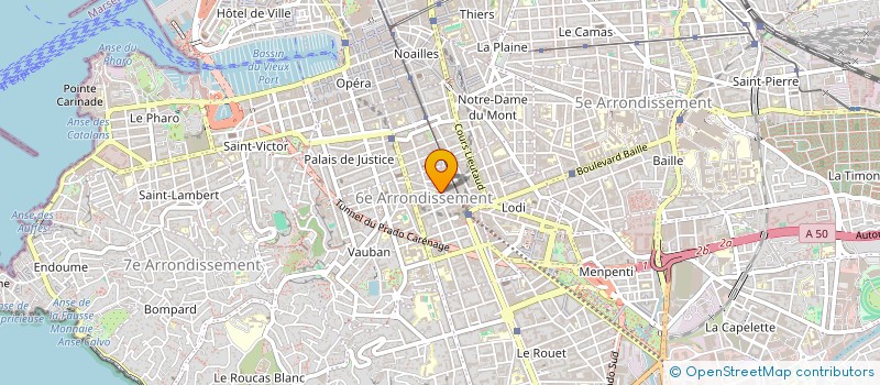 localisation de l'entreprise SCI 45 ST SUFFREN à MARSEILLE