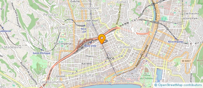 localisation de l'entreprise SCI 452 à NICE