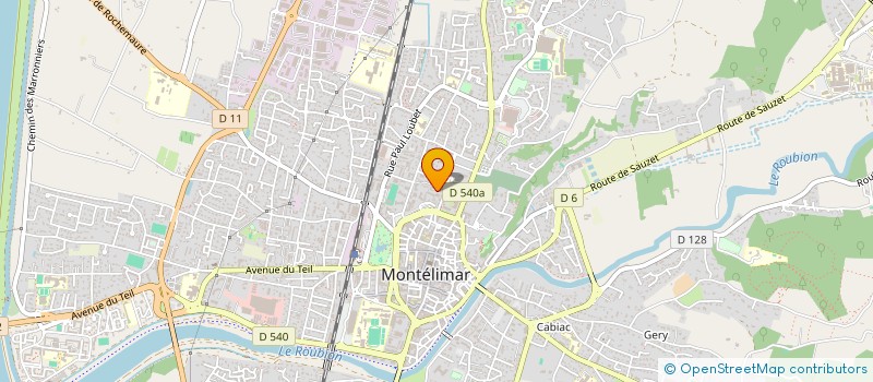 localisation de l'entreprise SCI 45EME à MONTELIMAR