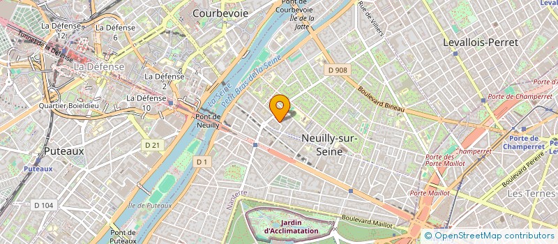 localisation de l'entreprise SCI 46 BEAUNIER à NEUILLY-SUR-SEINE