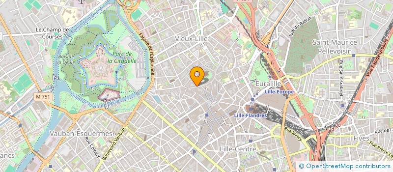 localisation de l'entreprise SCI 46 GRANDE CHAUSSEE à LILLE