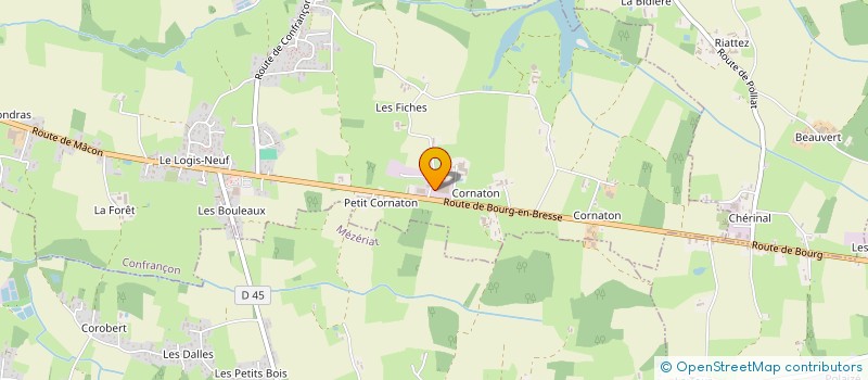 localisation de l'entreprise SCI 46 NEY  MACON