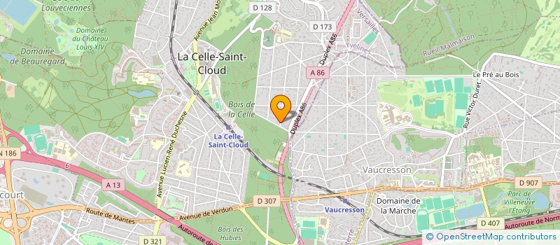 localisation de l'entreprise SCI 46 PROVENCE  LA CELLE-SAINT-CLOUD