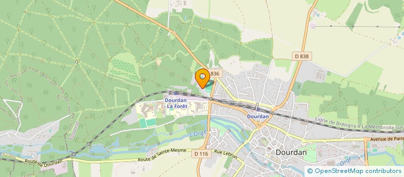 localisation de l'entreprise SCI 46 RUE DE CHARTRES  DOURDAN