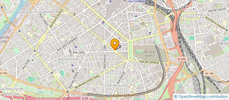 localisation de l'entreprise SCI 46 RUE DE RIVOLI à LILLE