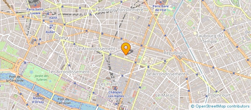 localisation de l'entreprise SCI 46 RUE DUSSOUBS  PARIS