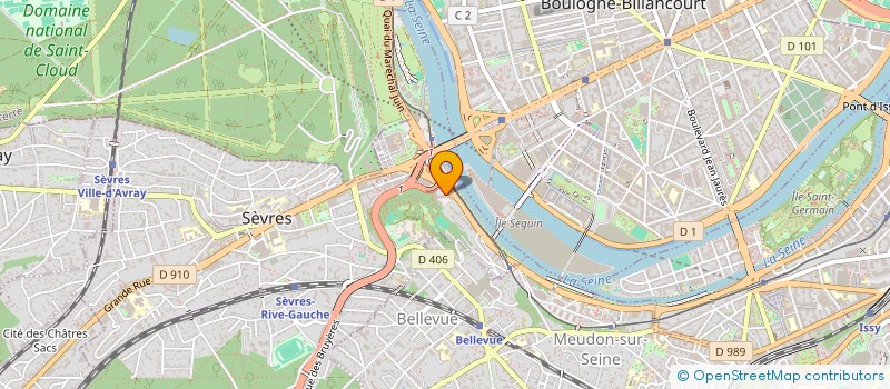 localisation de l'entreprise SCI 46 RUE TROYON à SEVRES