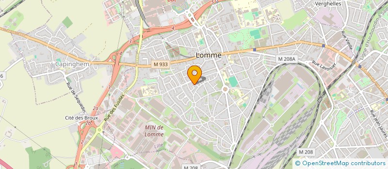 localisation de l'entreprise SCI 46 SSB à LILLE