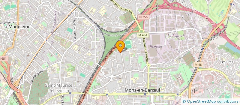 localisation de l'entreprise SCI 46 VALENCIENNES  MONS-EN-BARUL