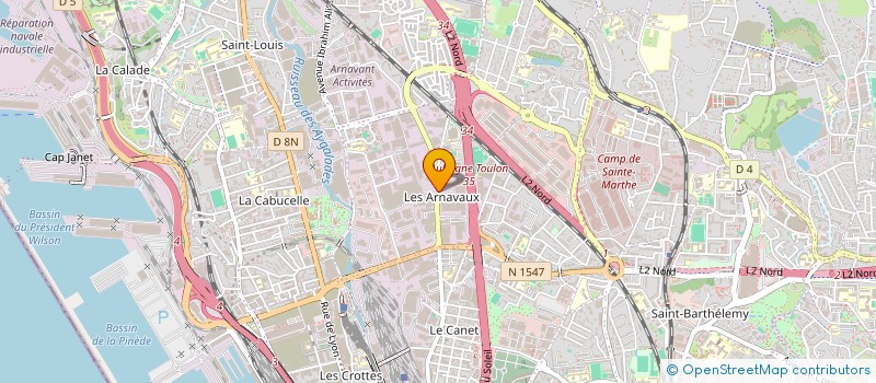 localisation de l'entreprise SCI 460 M à MARSEILLE