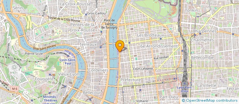 localisation de l'entreprise SCI 46H  LYON