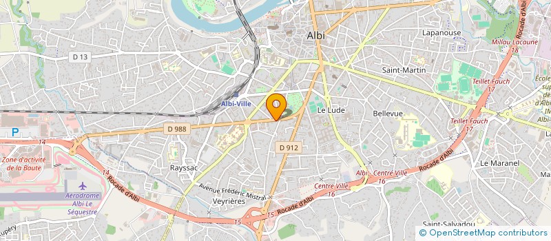 localisation de l'entreprise SCI 47 AV MARECHAL FOCH à ALBI