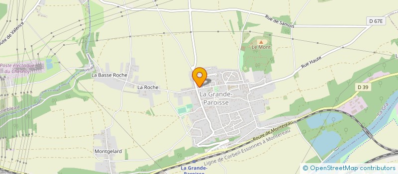 localisation de l'entreprise SCI 47 BIS  LA GRANDE-PAROISSE