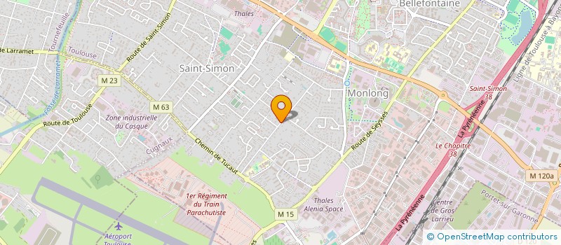 localisation de l'entreprise SCI 47 LOUP à TOULOUSE