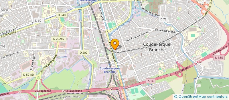 localisation de l'entreprise SCI 47  RUE DES FORTS  COUDEKERQUE-BRANCHE