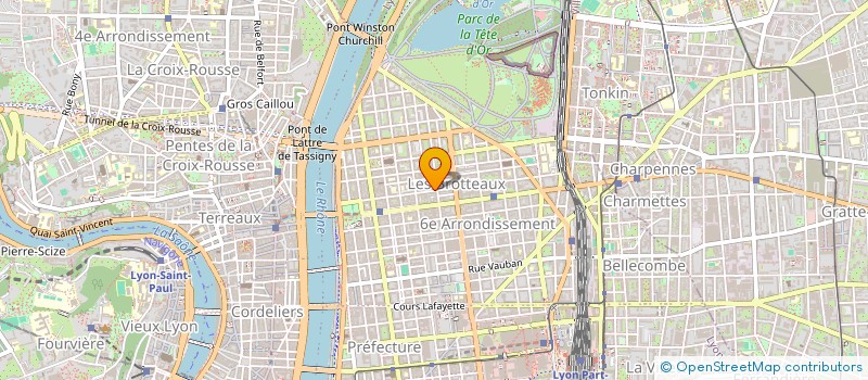 localisation de l'entreprise SCI 47 RUE TRONCHET  LYON