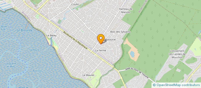 localisation de l'entreprise SCI 470  ANDERNOS-LES-BAINS