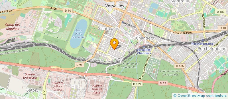 localisation de l'entreprise SCI 48 à VERSAILLES