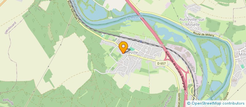 localisation de l'entreprise SCI 48  BELLEVILLE