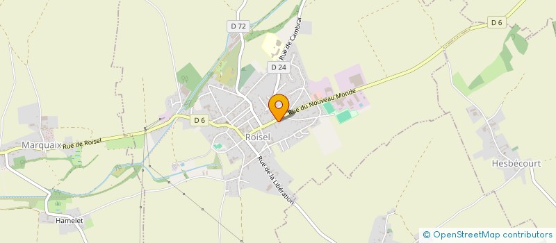 localisation de l'entreprise SCI 48 RDI  PERONNE