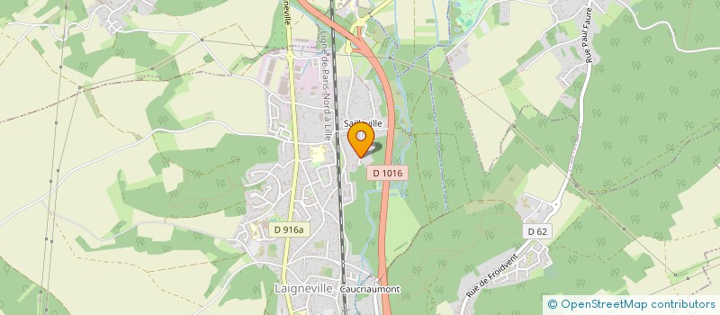 localisation de l'entreprise SCI 48 RUE GIBRAT  LAIGNEVILLE