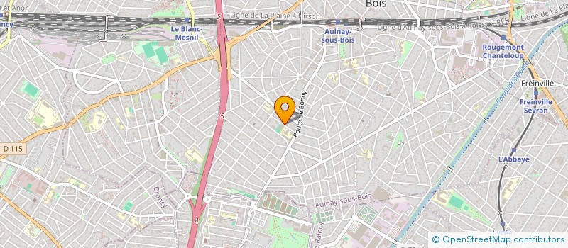 localisation de l'entreprise SCI 48 TOULOUSE à AULNAY-SOUS-BOIS