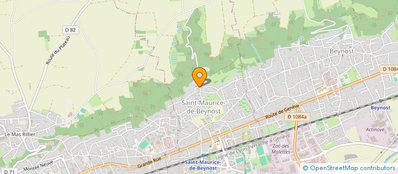 localisation de l'entreprise SCI 4810  SAINT-MAURICE-DE-BEYNOST