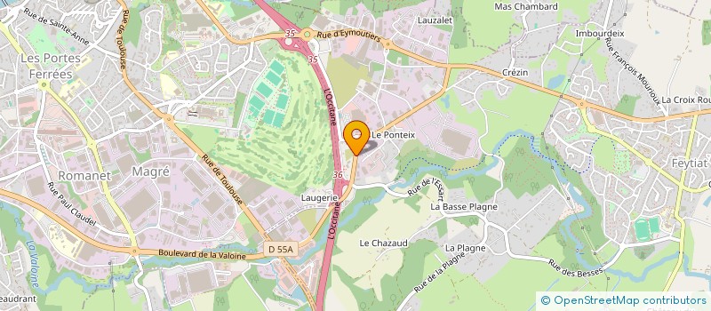 localisation de l'entreprise SCI 4863 à FEYTIAT