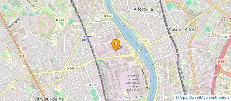 localisation de l'entreprise SCI 49-55 RUE DE SEINE A VITRY-SUR-SEINE  VITRY-SUR-SEINE