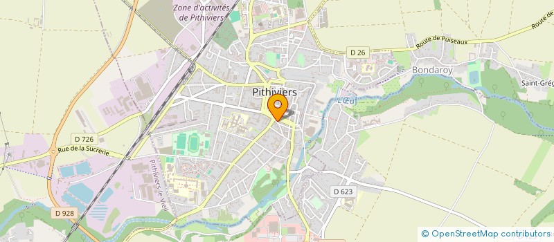 localisation de l'entreprise SCI 49 AM  PITHIVIERS