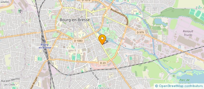 localisation de l'entreprise SCI 49 DE BROU à BOURG-EN-BRESSE