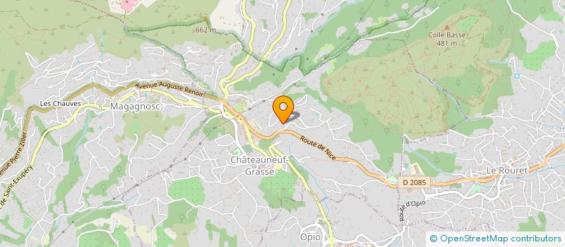 localisation de l'entreprise SCI  CHATEAUNEUF-GRASSE