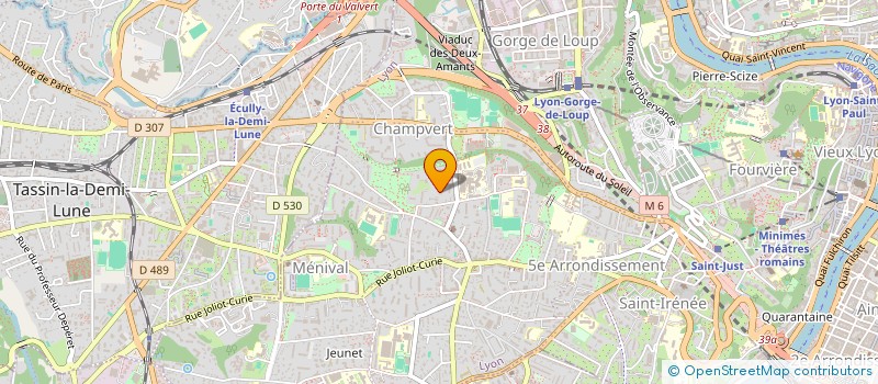 localisation de l'entreprise SCI 495  LYON