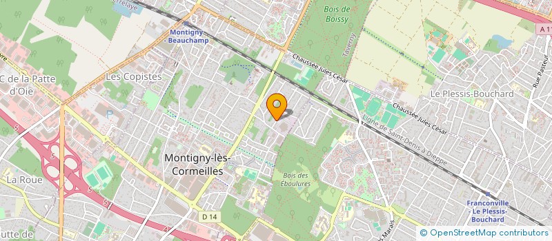 localisation de l'entreprise SCI 4A-3Z  MONTIGNY-LES-CORMEILLES