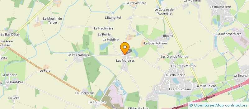 localisation de l'entreprise SCI 4A  MESANGER